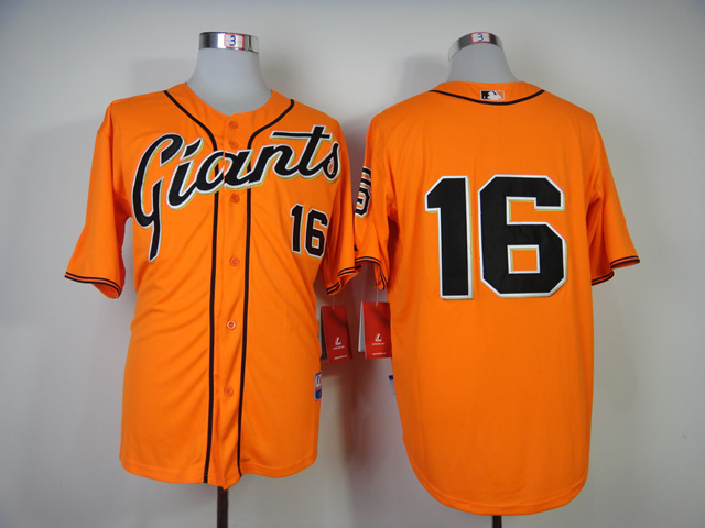Men San Francisco Giants 16 Pagan Orange MLB Jerseys